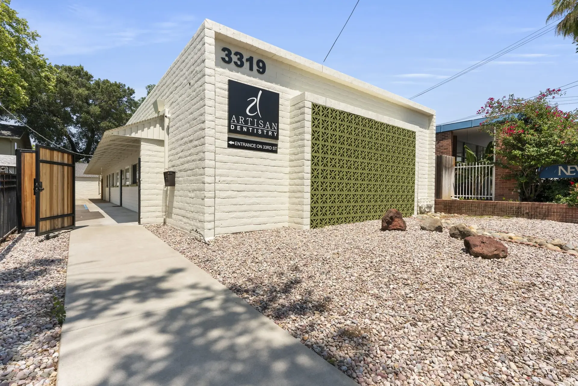 Exterior of Artisan Dentistry at 3319 J St